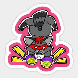 Ninja Raccoon Sticker
